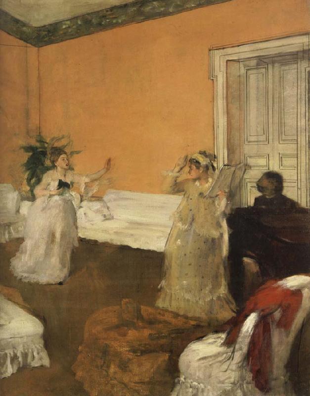 Edgar Degas The Song Rehearsal Sweden oil painting art